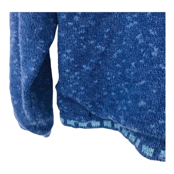 Icelandic DESIGNS Vintage Periwinkle Blue Atlandia Cardigan Sweater Medium - Picture 6 of 10